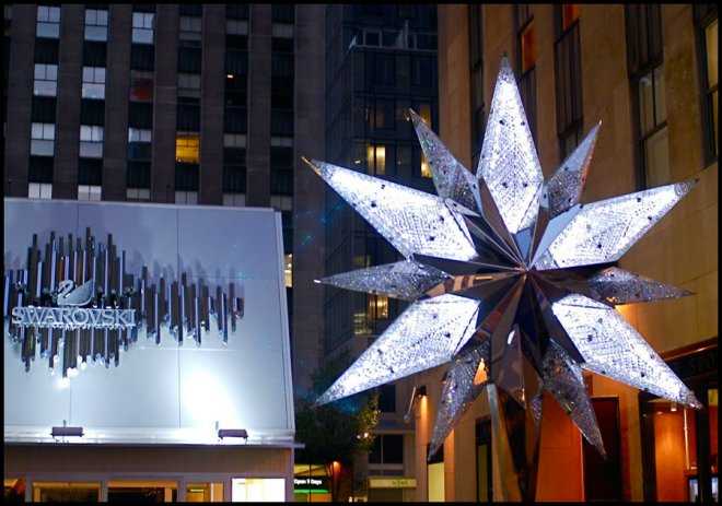Звезда с кристаллами Swarovski