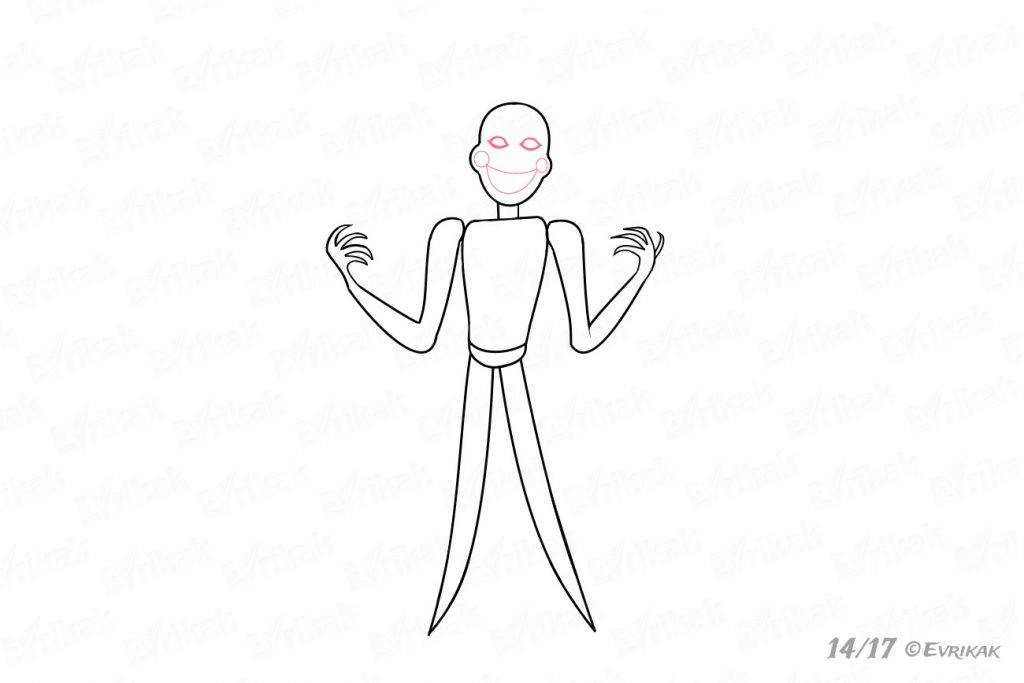 Детали лица и одежды