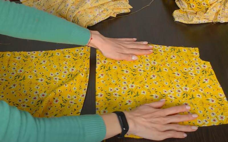 Как сшить платье с оборками ручной работы без выкройки