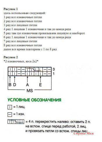 Узоры для вязания комбинезонов 