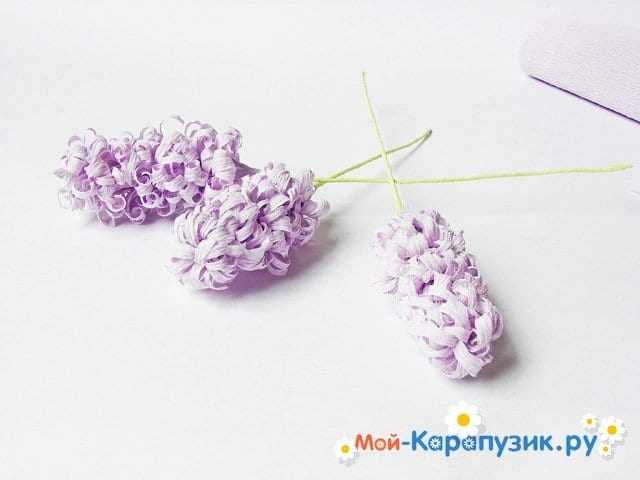 Бумажная сирень ручной работы - фото 10