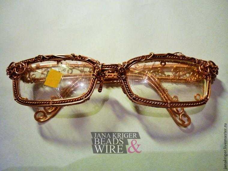 Делаем оправу для очков с помощью техники wirework, фото. №13