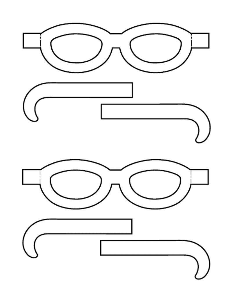 Очки из бумаги (шаблоны). Как сделать стаканы из бумаги своими руками?