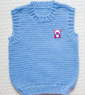 Вязаные крючком жилеты для мальчиков в возрасте 1-4 лет. Системы и описание