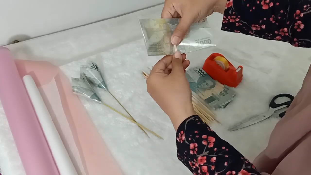 Денежный букет. Элегантный и необычный подарок.