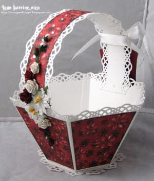 Корзина из картона