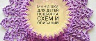 Детская рубашка с фартуком: схема