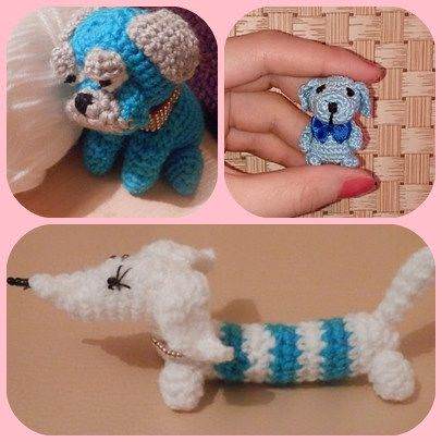 вязаные крючком игрушки амигуруми год собаки