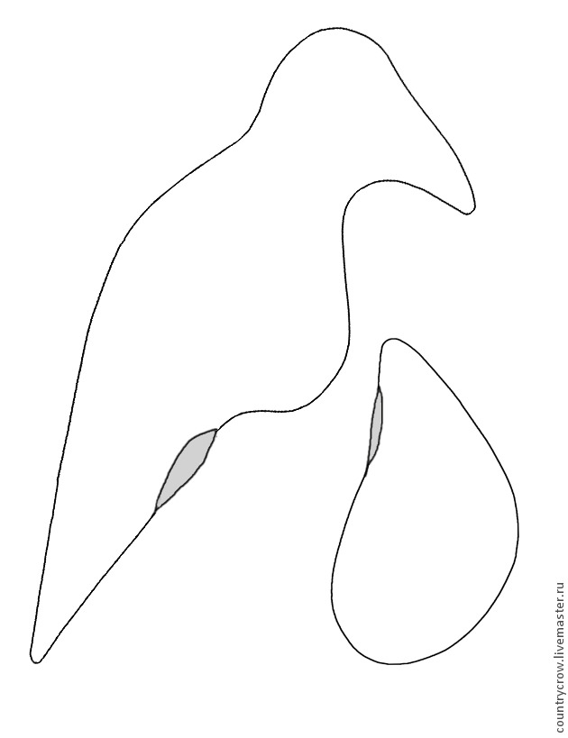 Сшейте ворона для Хэллоуина, фото №3