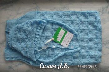 Гнездышко для новорожденного мальчика от Анастасии Силич