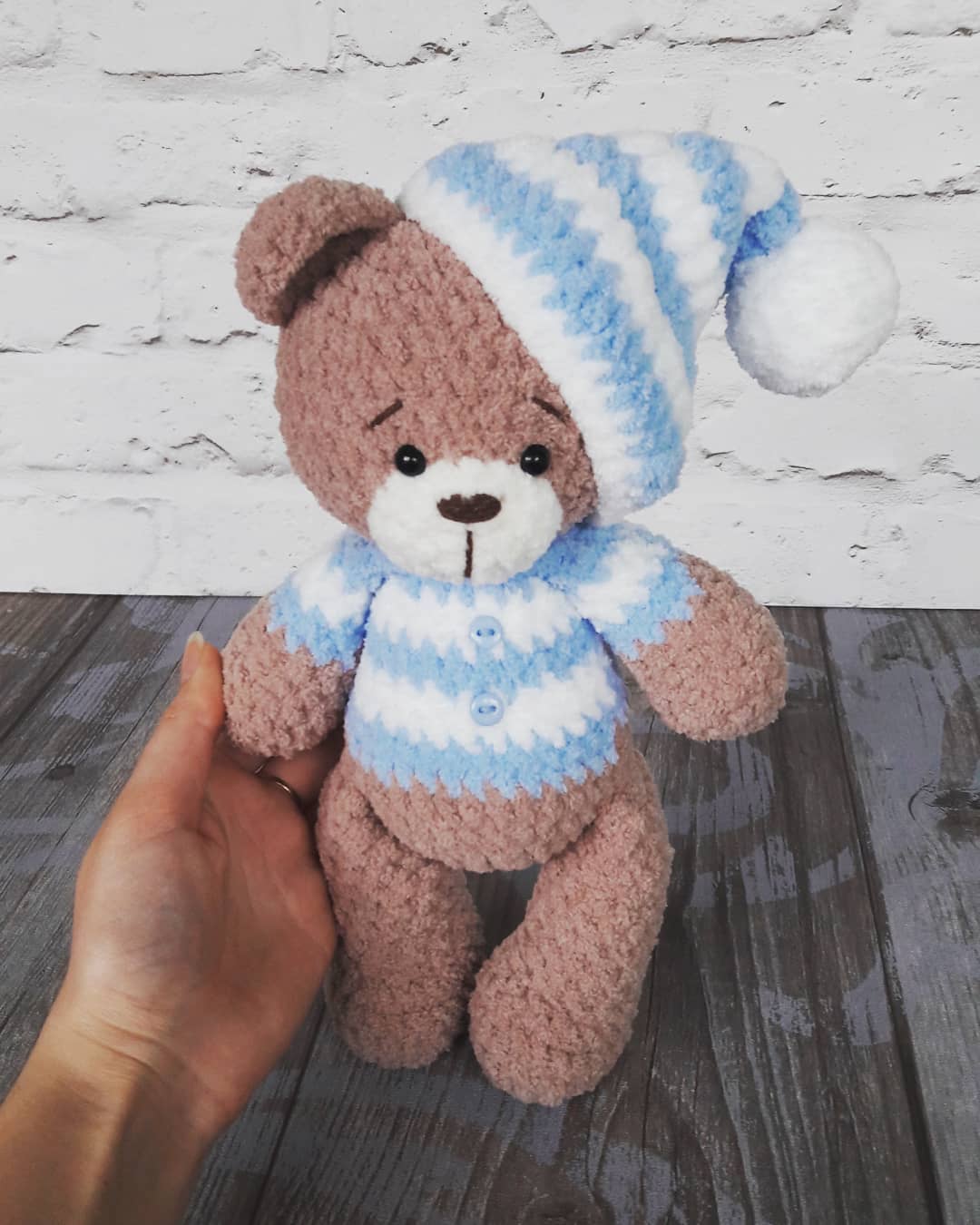 Вязание крючком мишки амигуруми